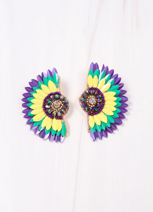 Frenchman Fan Earring MULTI