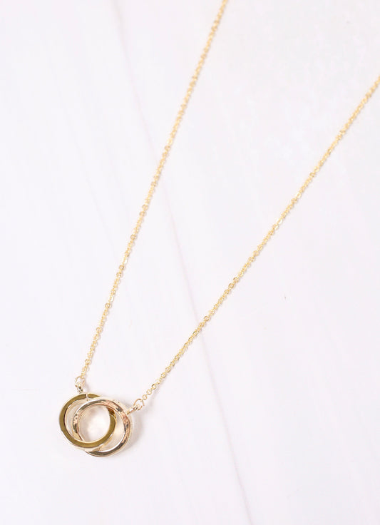 Cohan Circles Necklace GOLD