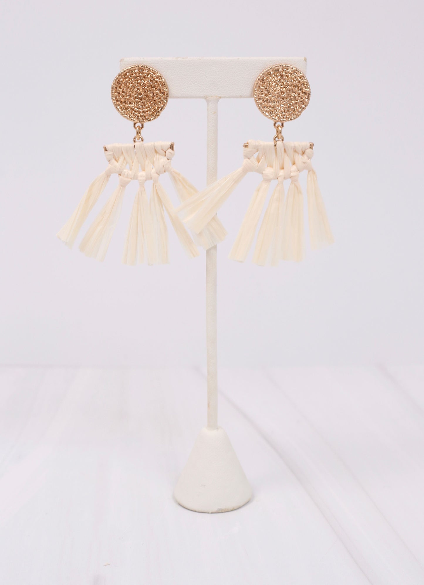 Sherbrooke Wrapped Drop Earring Ivory