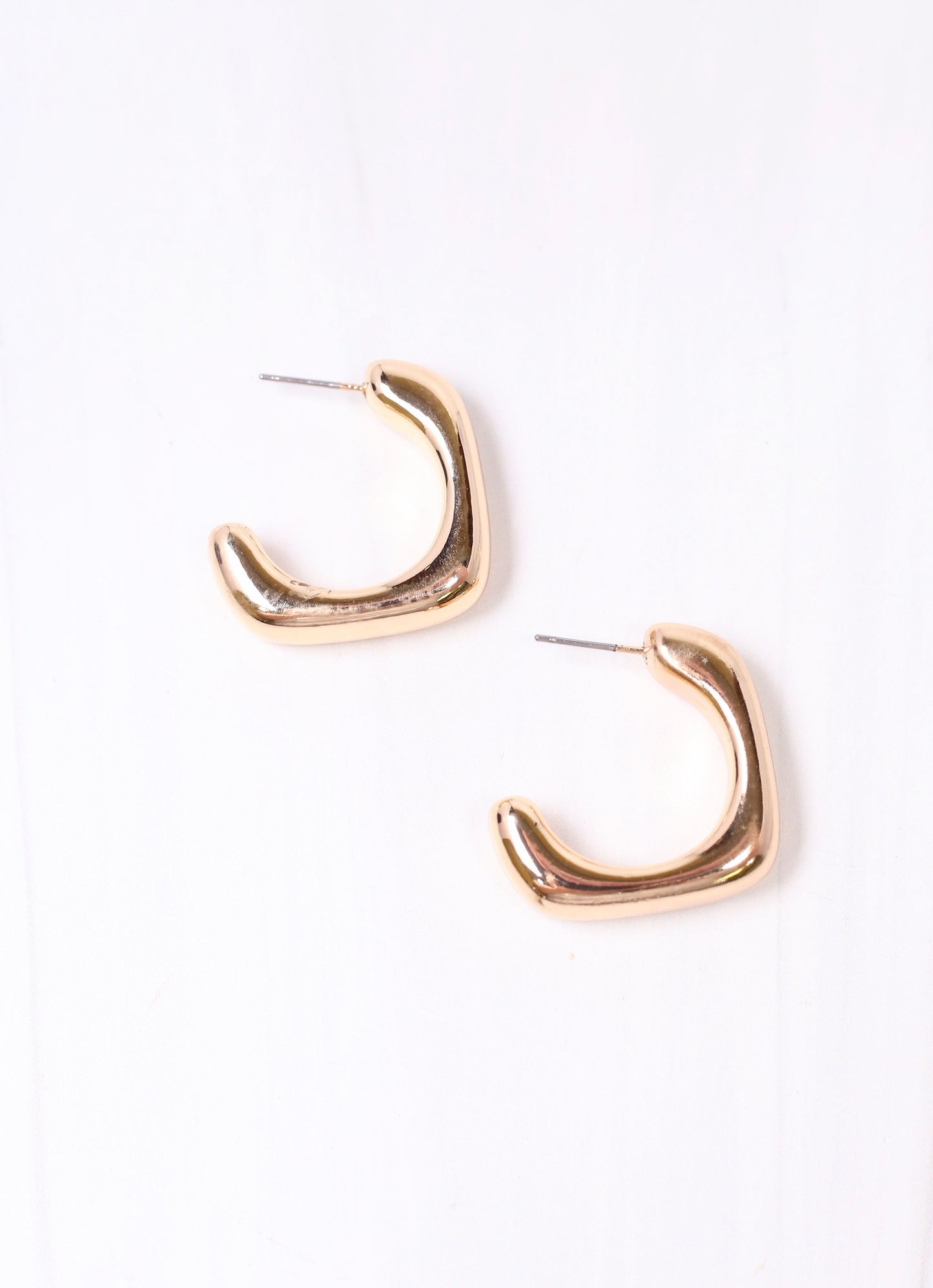 Maia Square Hoop Earring GOLD