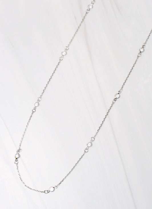 Poulin Long Necklace SILVER