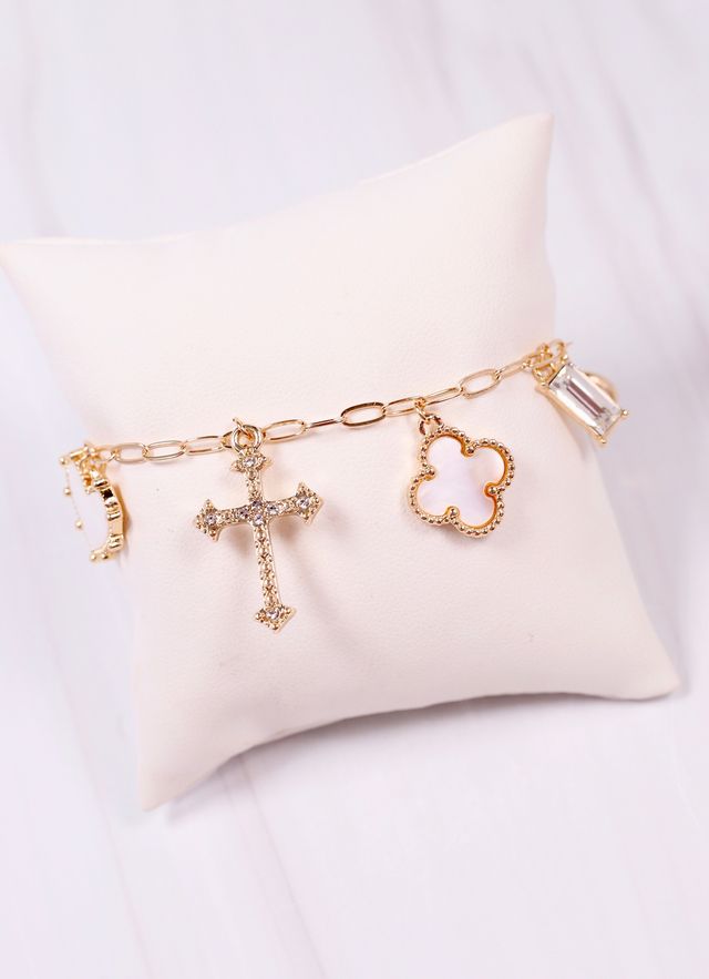 Arquette Charm Bracelet GOLD