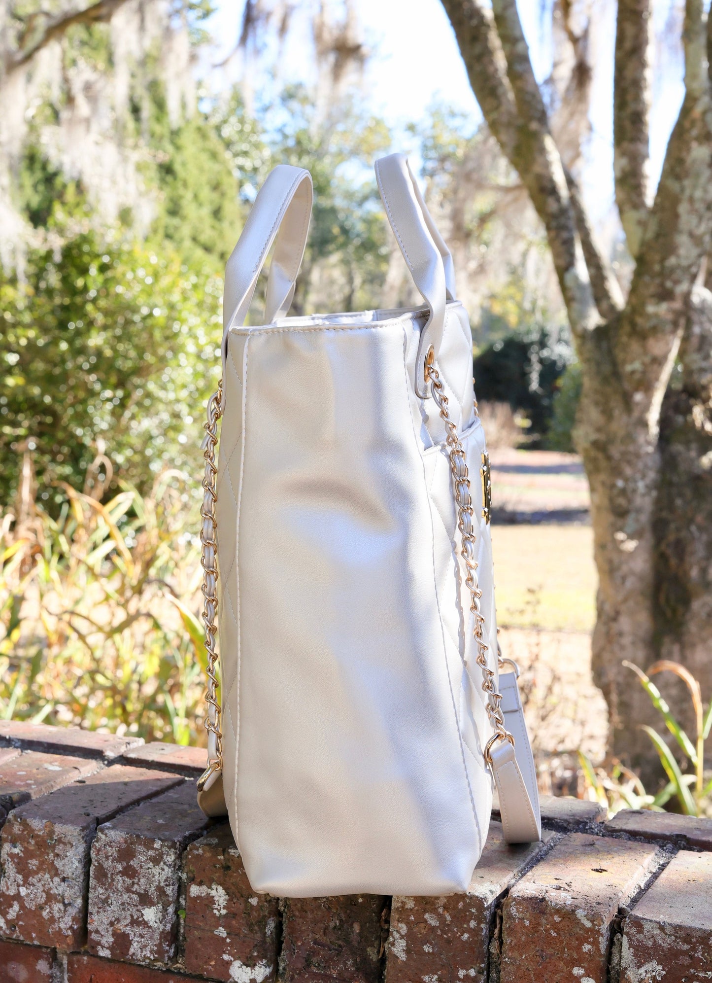 Kinzley Tote Pearl Quilted LD