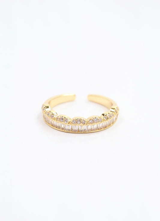 Pettiford CZ Ring Gold