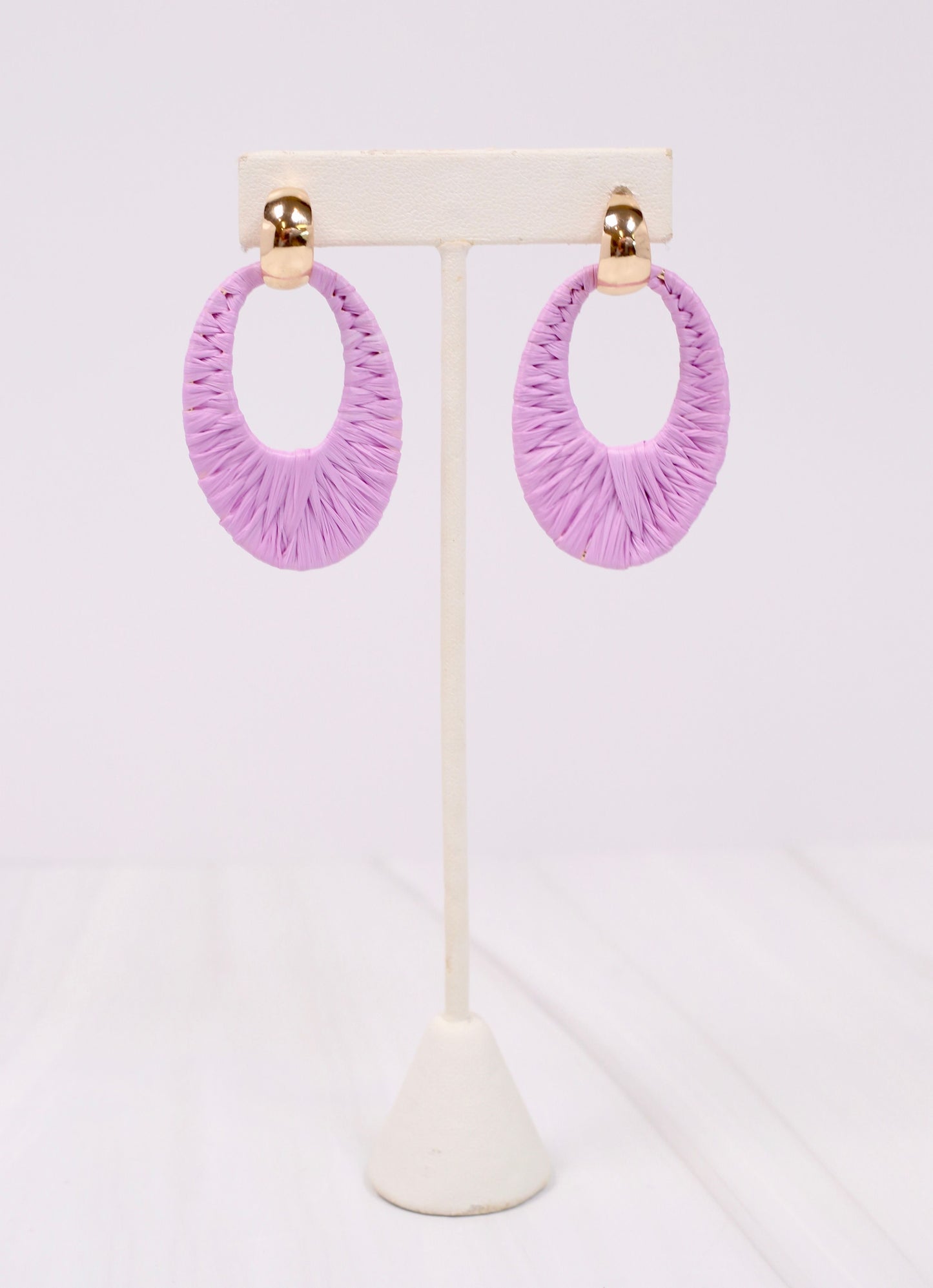 Sherb Wrapped Drop Earring LAVENDER