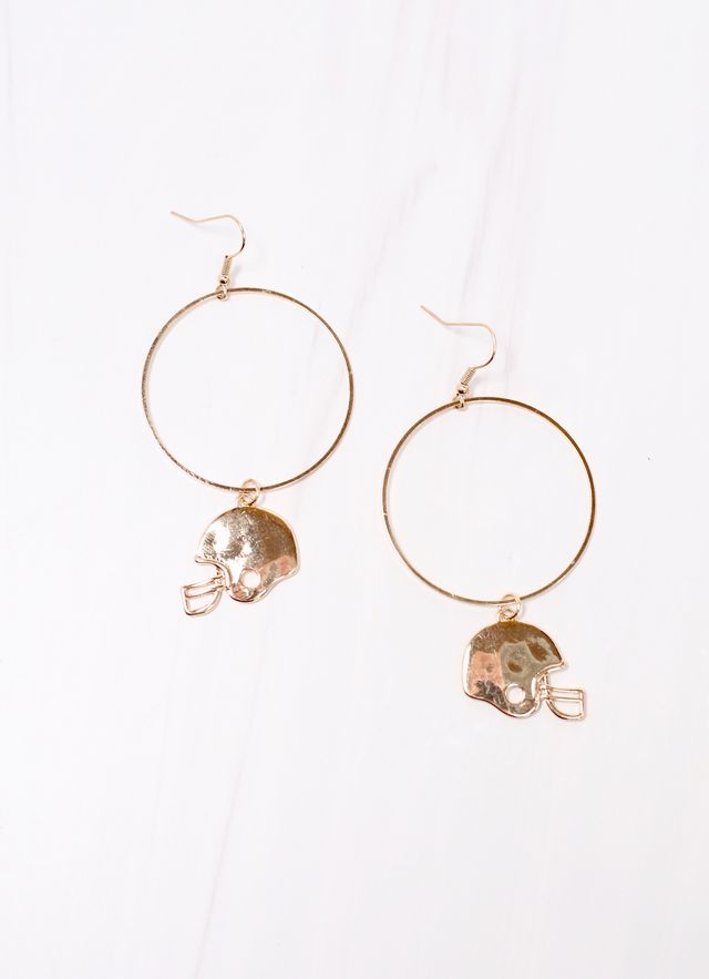 Lane Helmet Hoop Earring GOLD