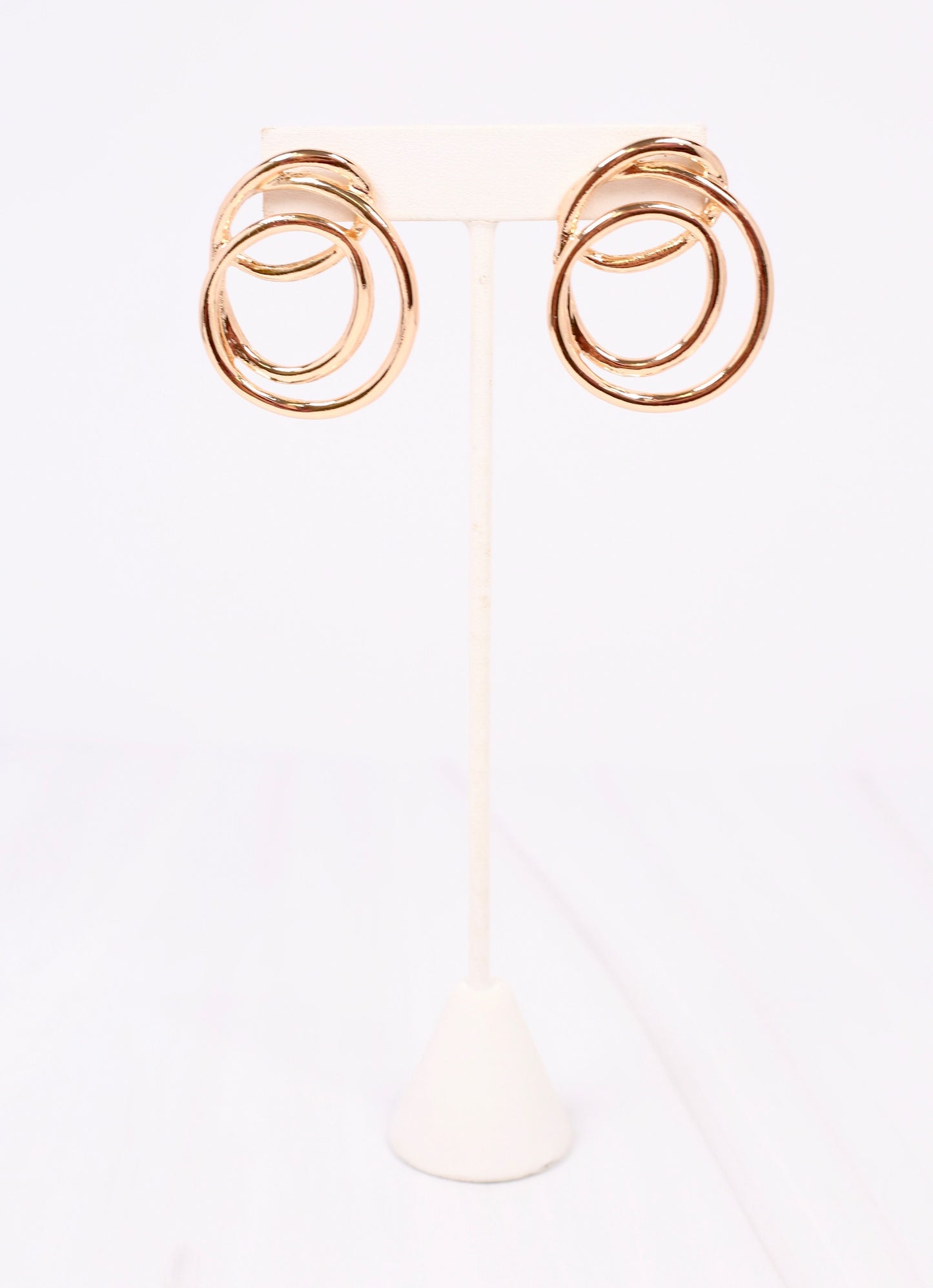 Pippi Open Circles Drop Earring GOLD