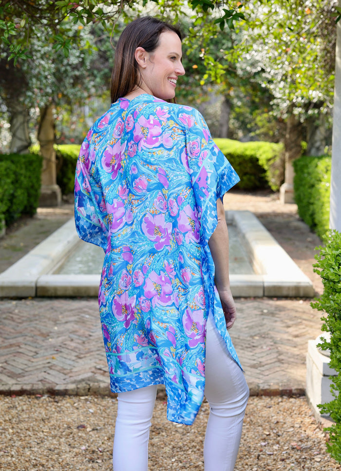 Bellingham Printed Kimono BLUE MULTI