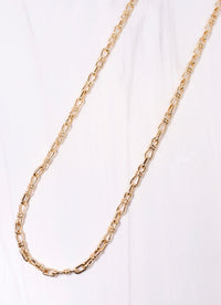 Oakwood Link Necklace GOLD