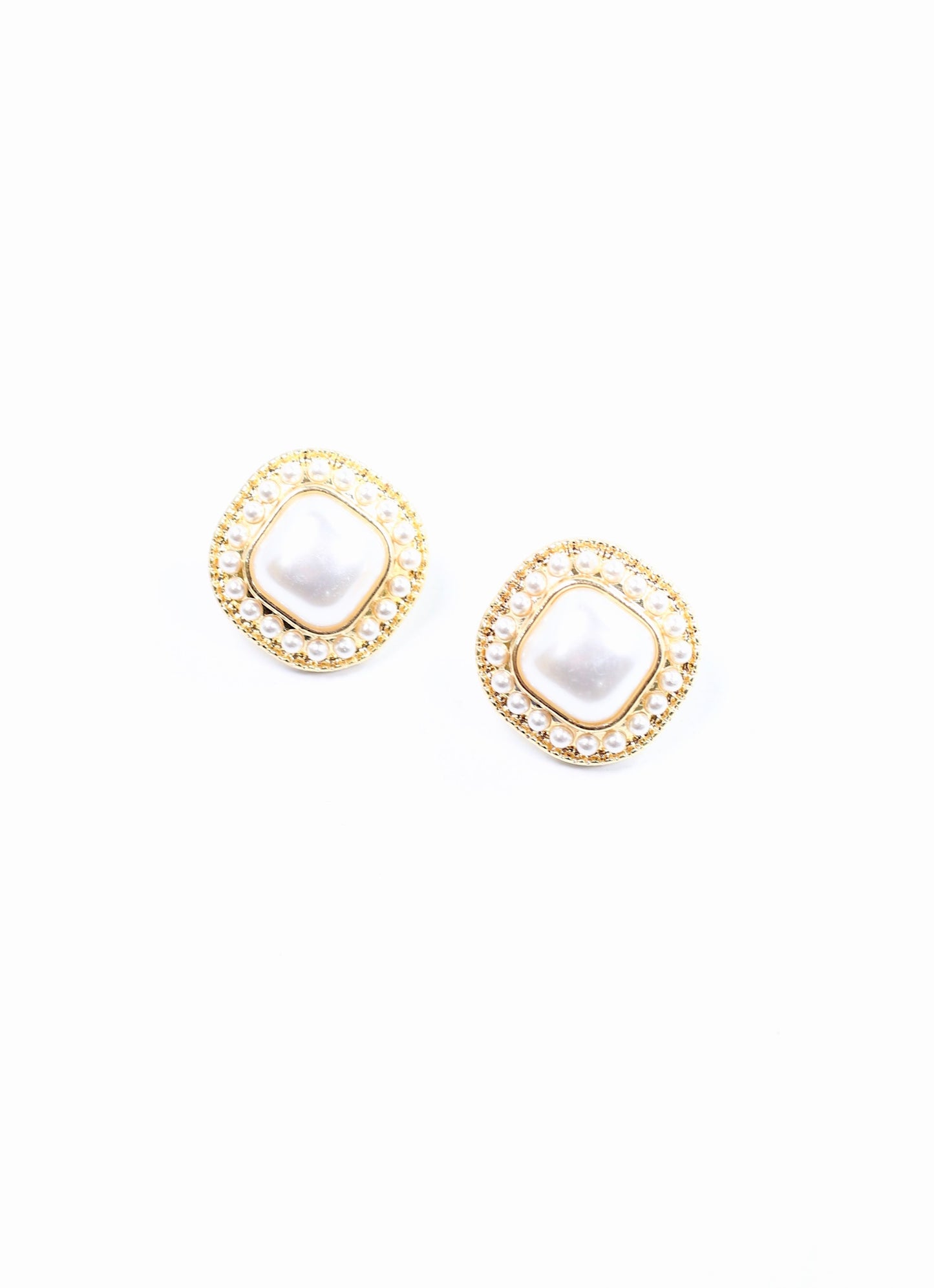 Gomez Pearl Stud Earring GOLD