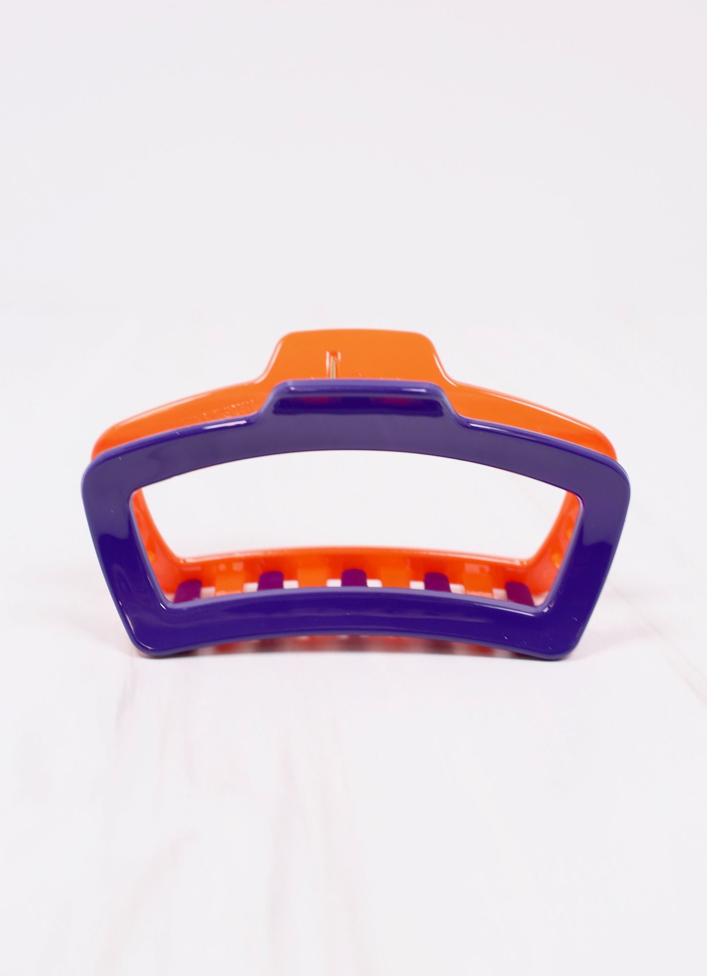 Jasmine Two Tone Hair Clip PURPLE ORANGE