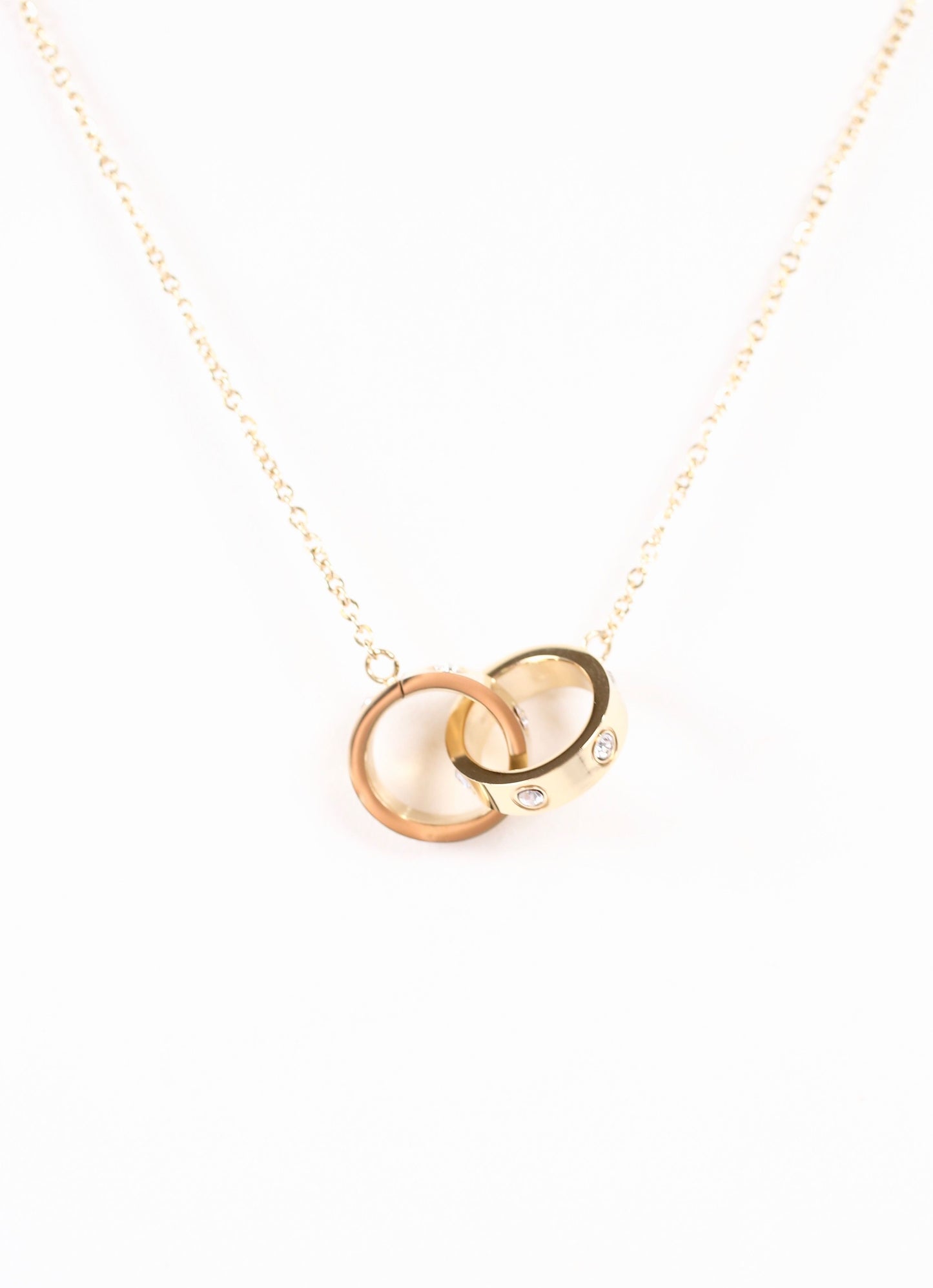 MacIntyre CZ Circles Necklace GOLD