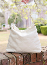 Harlow Tote with Pouch CREAM