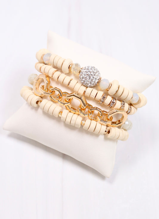 Romain Bracelet Set NATURAL