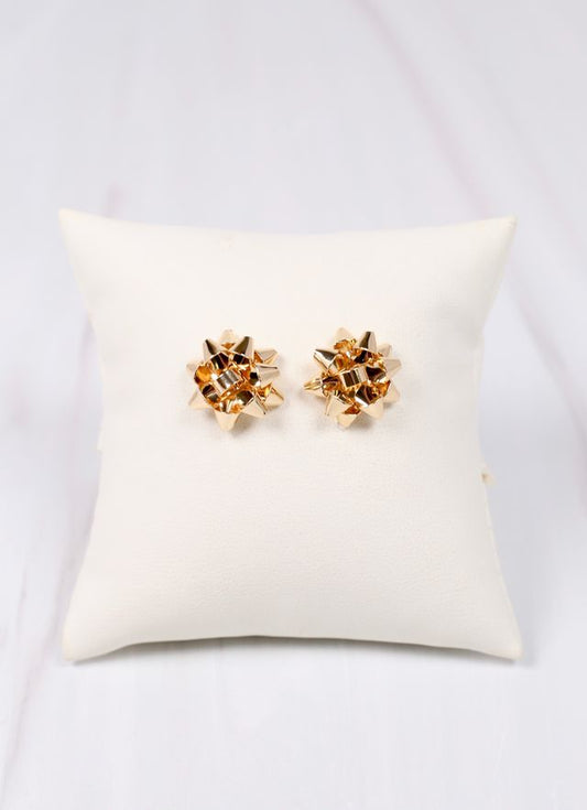 Bow Topper Earring GOLD