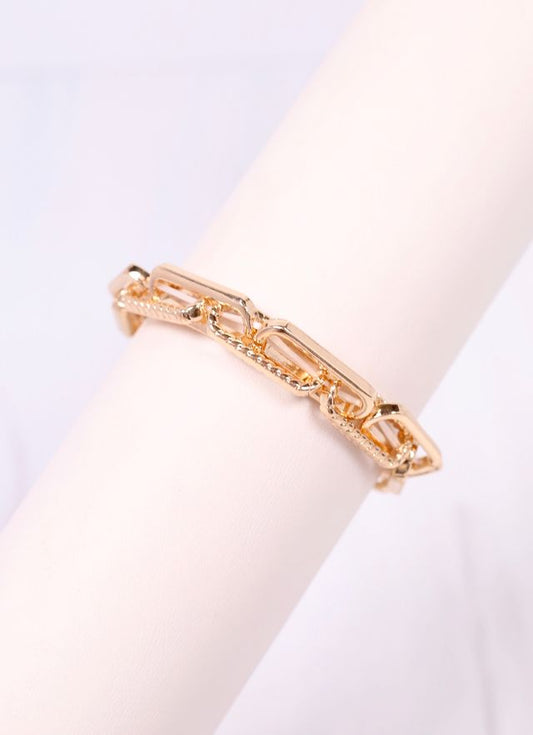 Ursula Stretch Link Bracelet GOLD