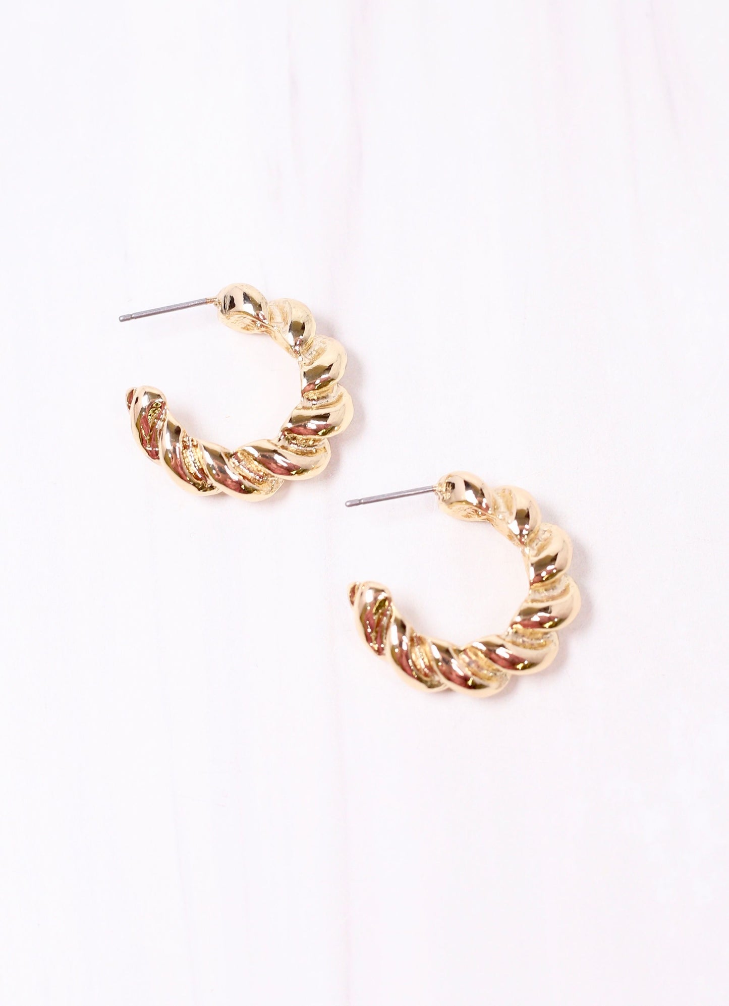 Ralston Twisted Hoop Earring GOLD