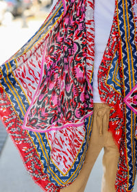 Shelly Printed Scarf RED