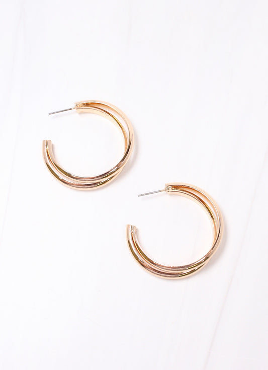 Pablo Hoop Earring SHINY GOLD