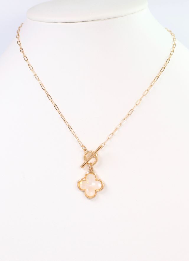 Jamal Clover Necklace GOLD