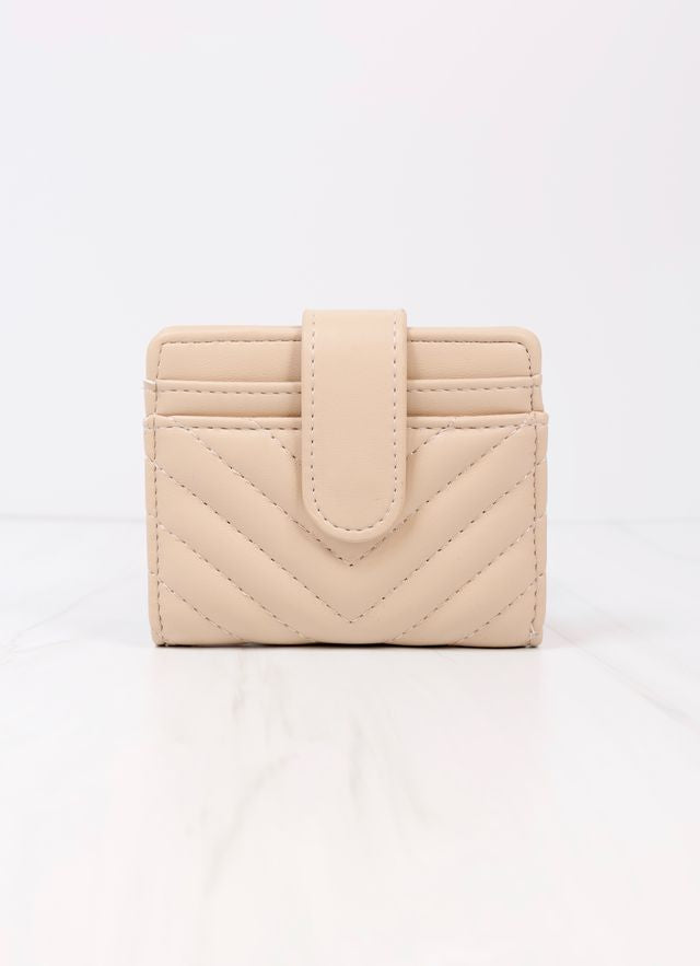 Tate Card Holder Wallet Nude V Quilted