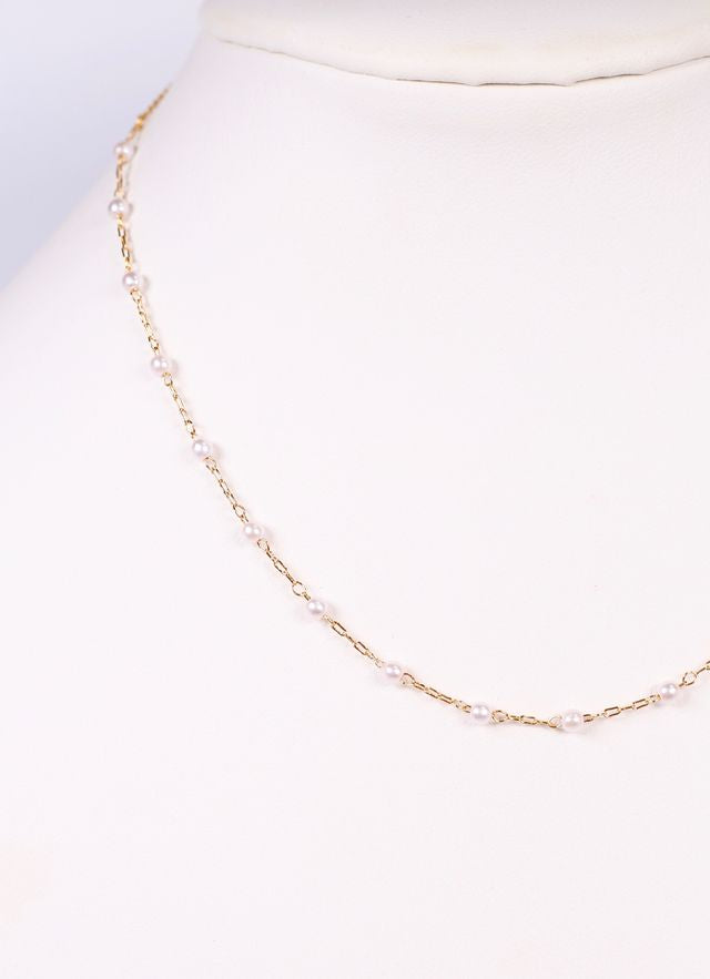 Annette Pearl Necklace GOLD