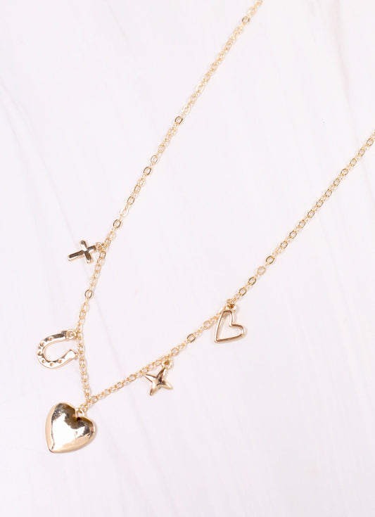 Sprouse Charm Necklace GOLD