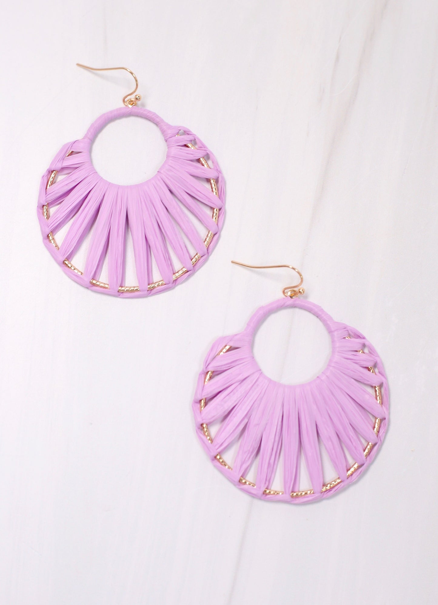 Brackley Wrapped Earring LAVENDER