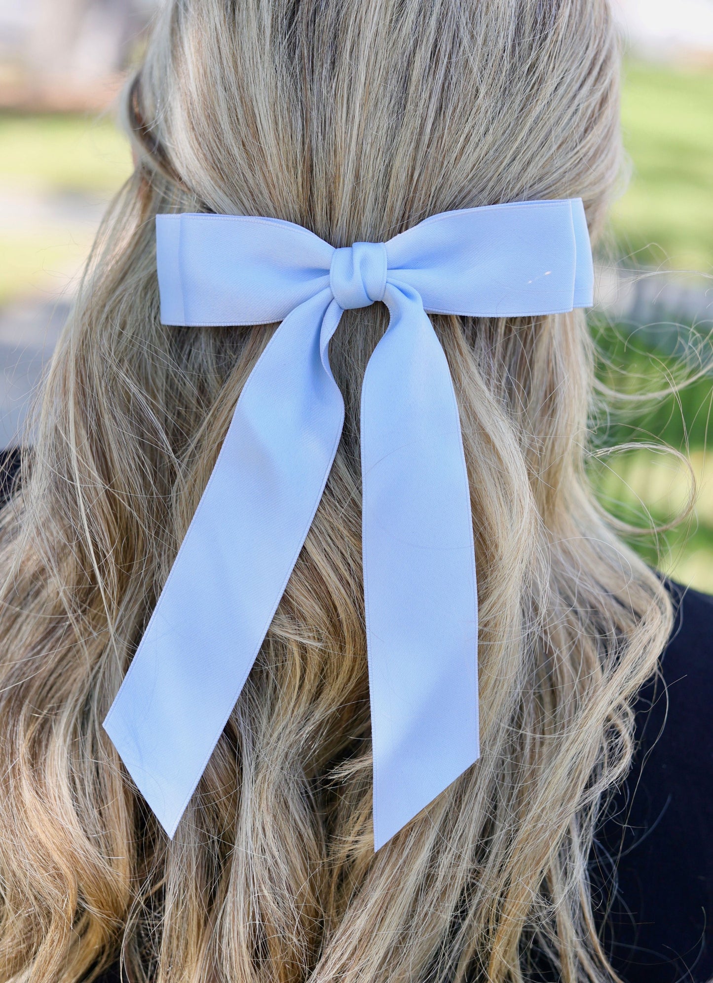 Gertrude Hair Bow LIGHT BLUE