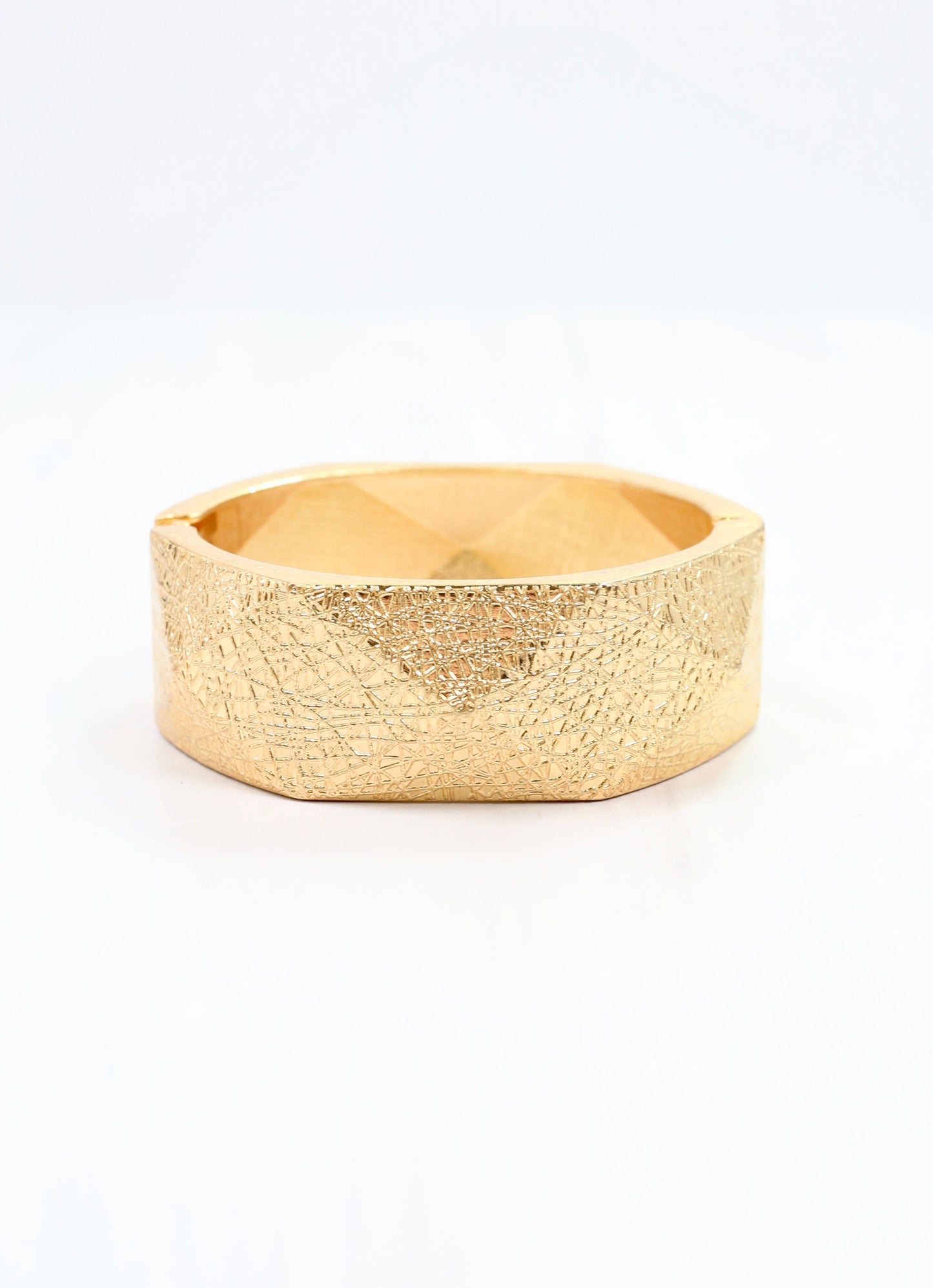 Spears Textured Cuff Bracelet GOLD