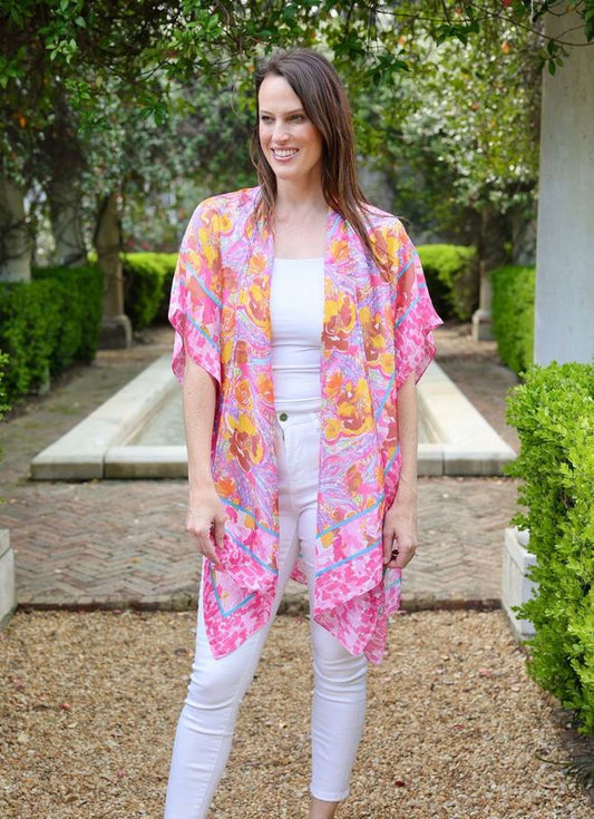 Bellingham Printed Kimono PINK MULTI