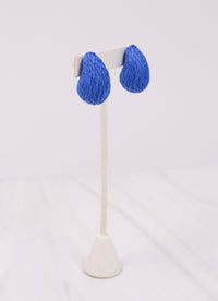 McDougall Wrapped Drop Earring ROYAL BLUE