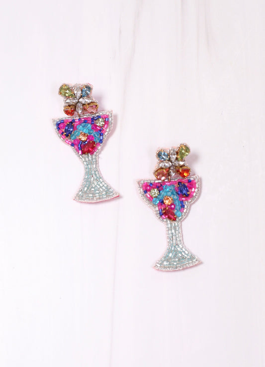 Happy Hour Glass Earring MULTI