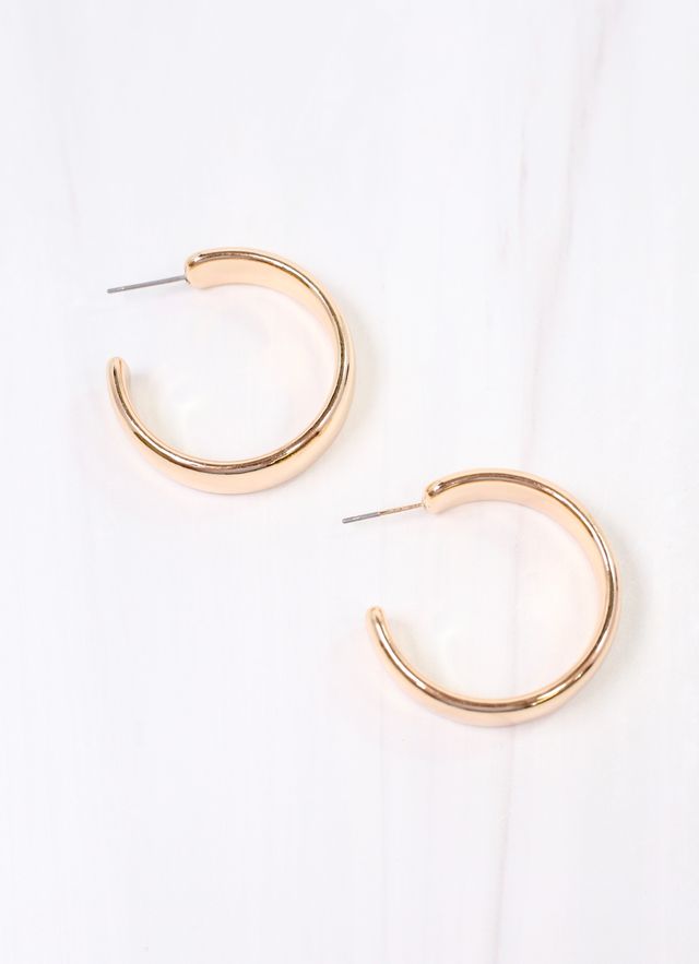 Randle Hoop Earring SHINY GOLD