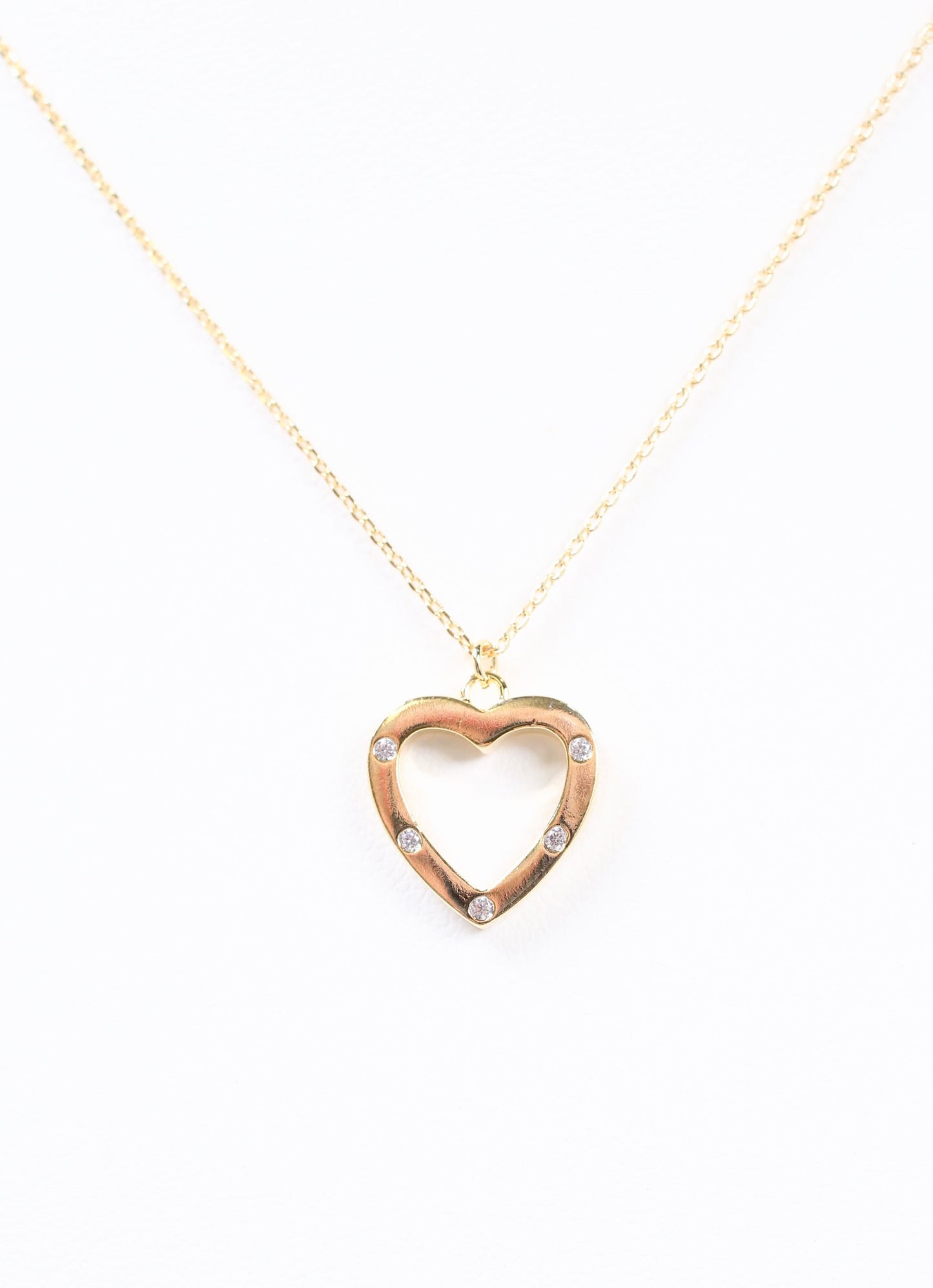 Dalmeny Heart Necklace Gold