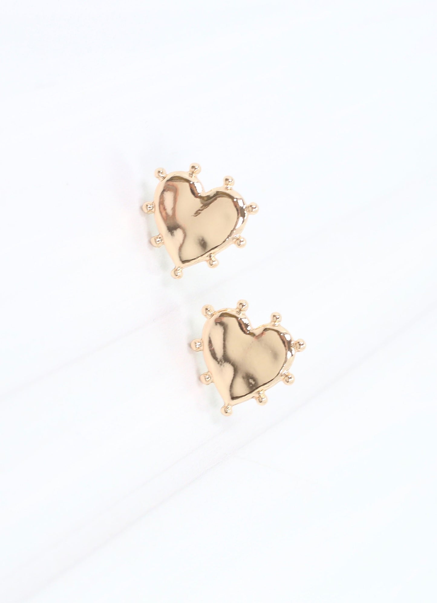 McPhail Heart Stud Earring GOLD