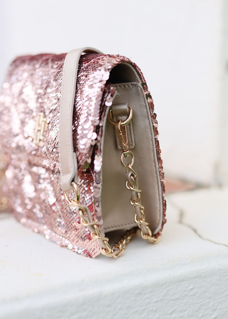Evelyn Crossbody CHAMPAGNE SEQUIN