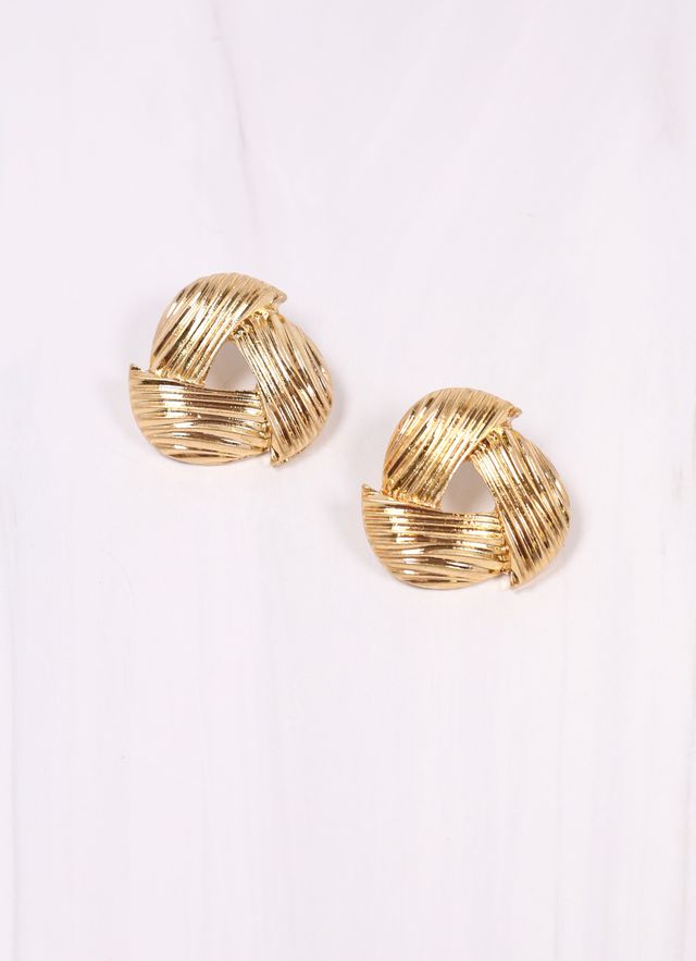 Naomie Open Knot Earring GOLD