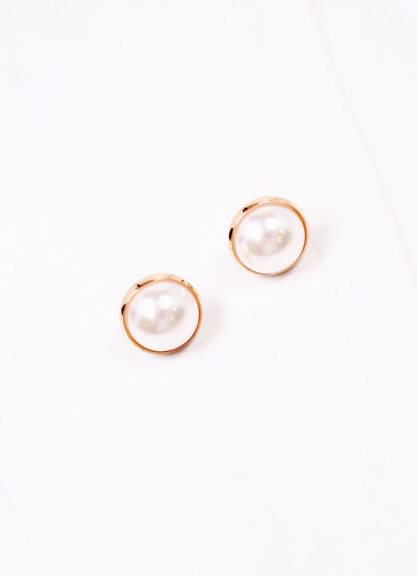 Amell Pearl Stud Earring GOLD