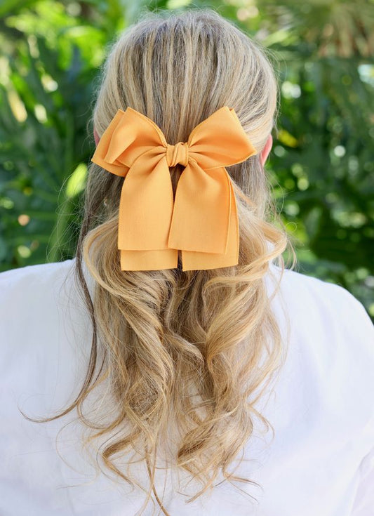 Gino Hair Bow MUSTARD