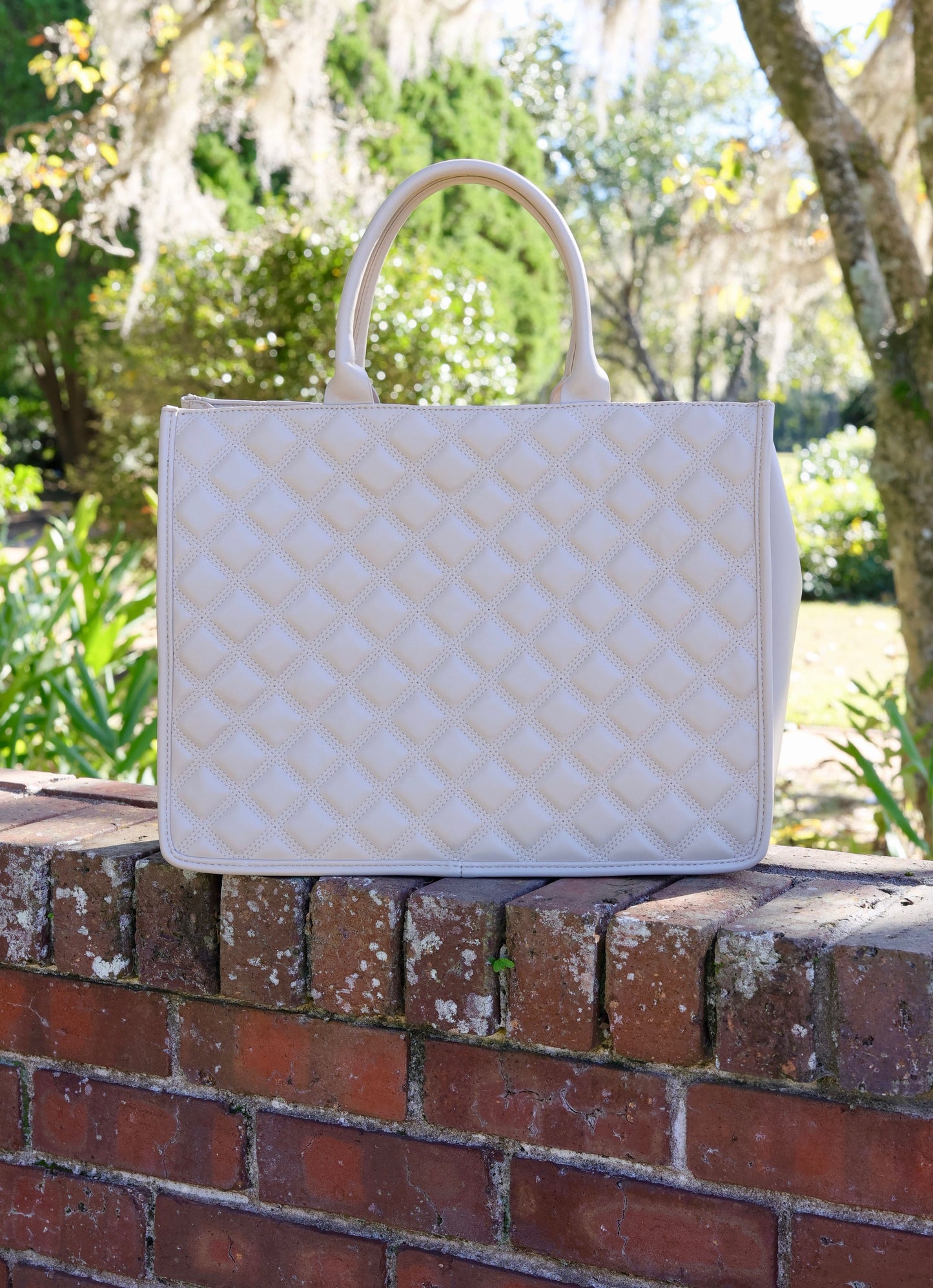 Niall Tote NUDE QUILTED DQ