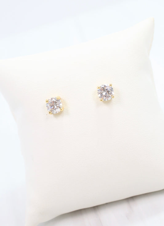 Merriman CZ Stud Earring GOLD