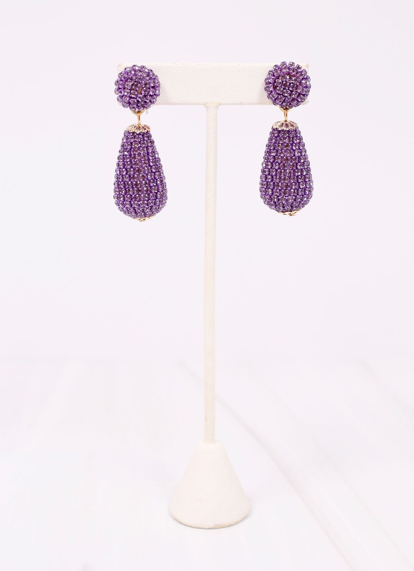 Perrot CZ Drop Earring LAVENDER