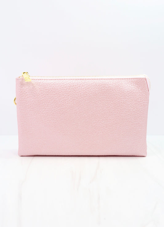 Liz Crossbody Bag METALLIC PINK