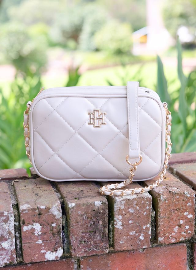 Bryce Crossbody PEARL QUILTED DQ