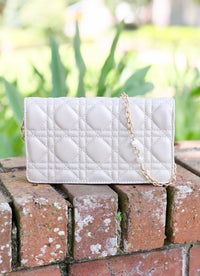 Brynleigh Clutch Crossbody Pearl Quilted LQ