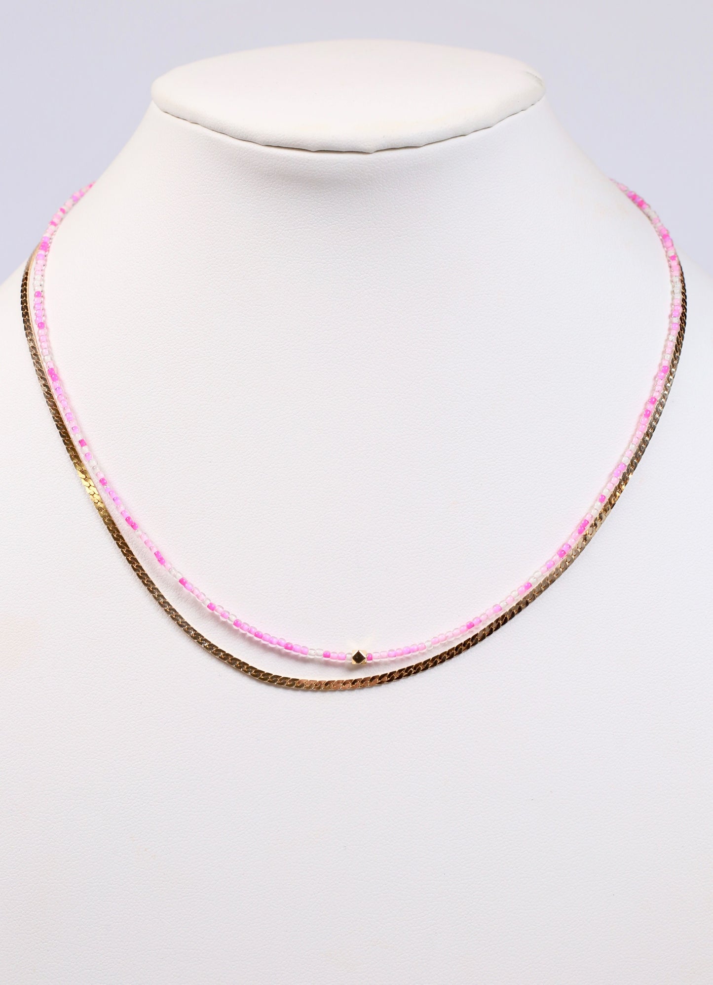 Sambro Layered Necklace PINK