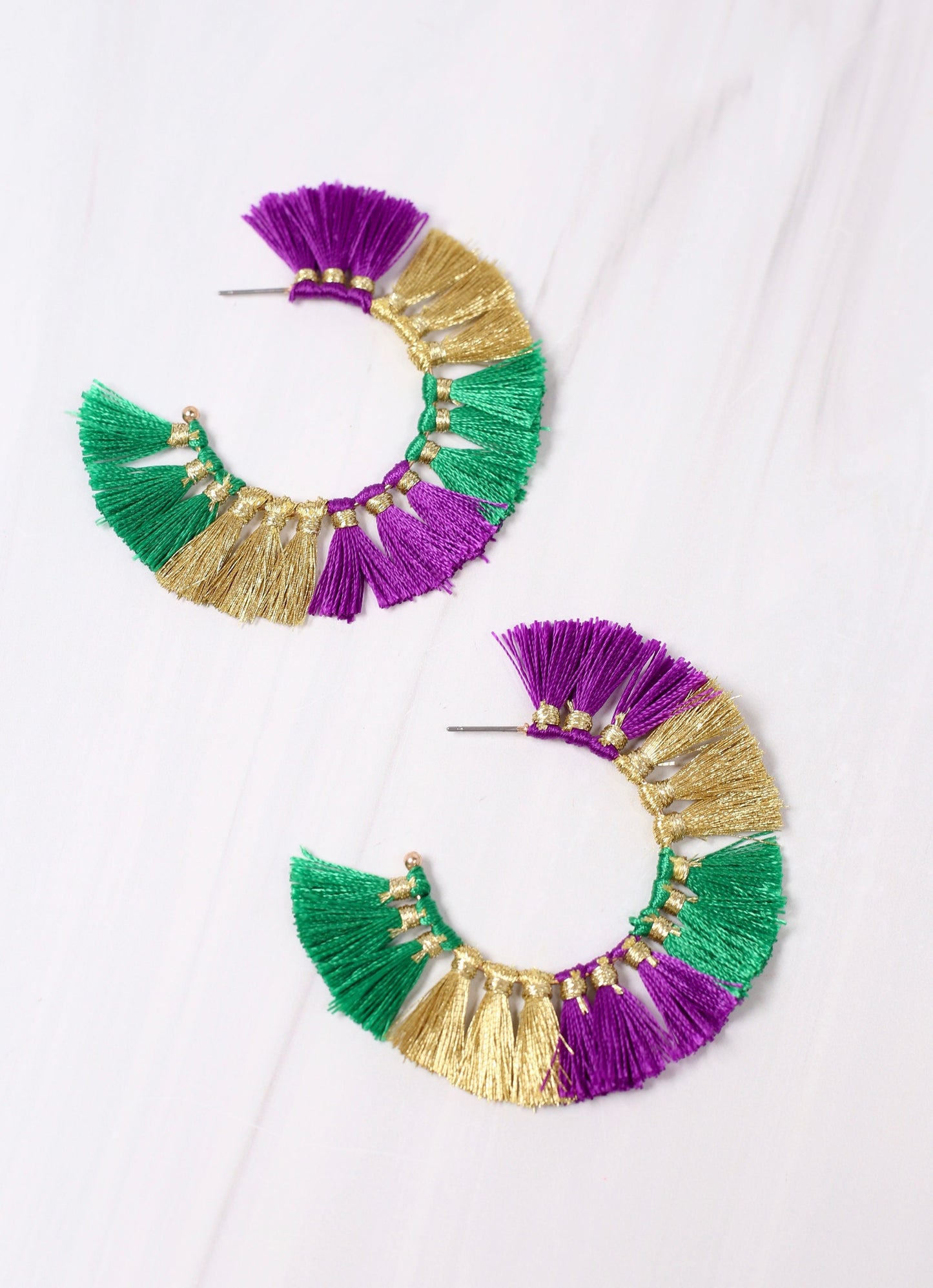 Metairie Tassel Hoop Earring MULTI