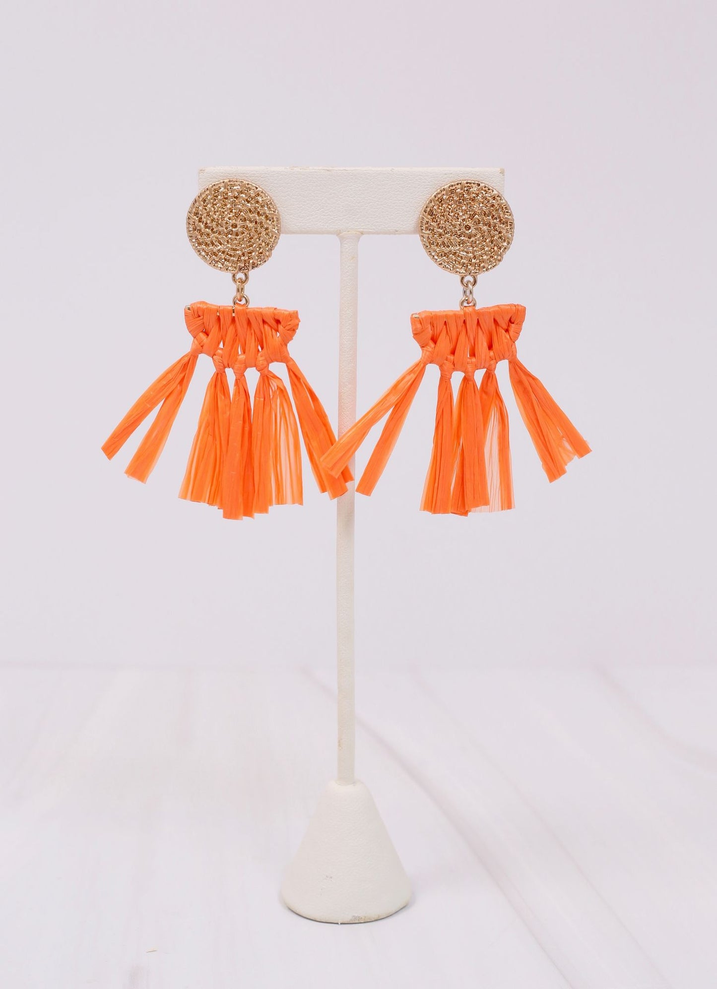 Sherbrooke Wrapped Drop Earring ORANGE