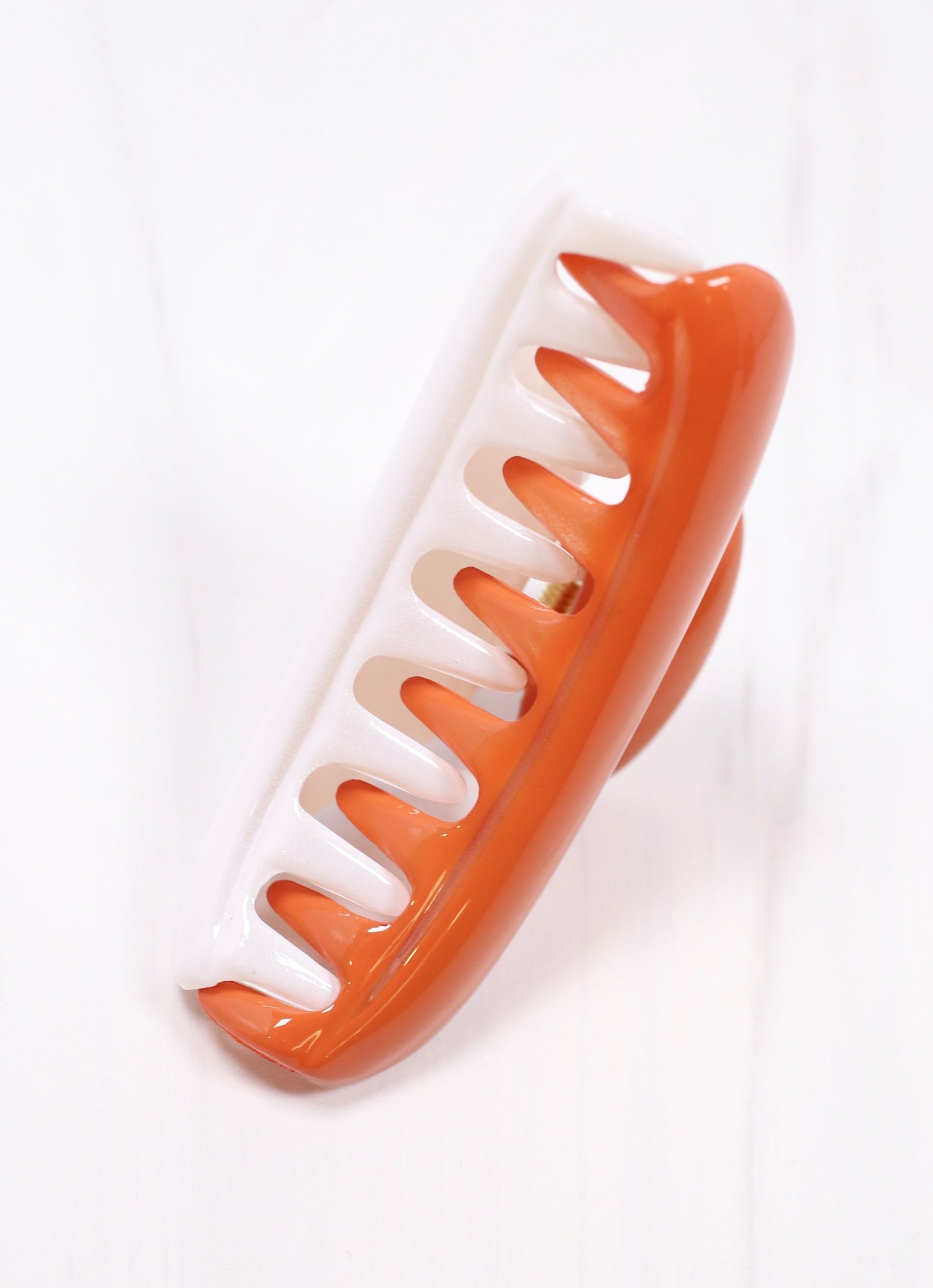 Mason Two Tone Hair Clip BURNT ORANGE